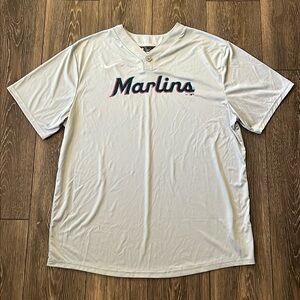Nike Team MLB Florida Marlins Baseball Jersey Mens Size XL